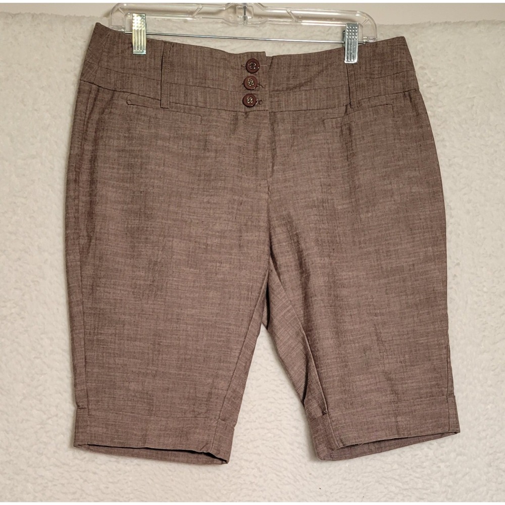 Tracy Evans Limited Shorts Junior 13 Brown Bermuda Casual Stretch 0648